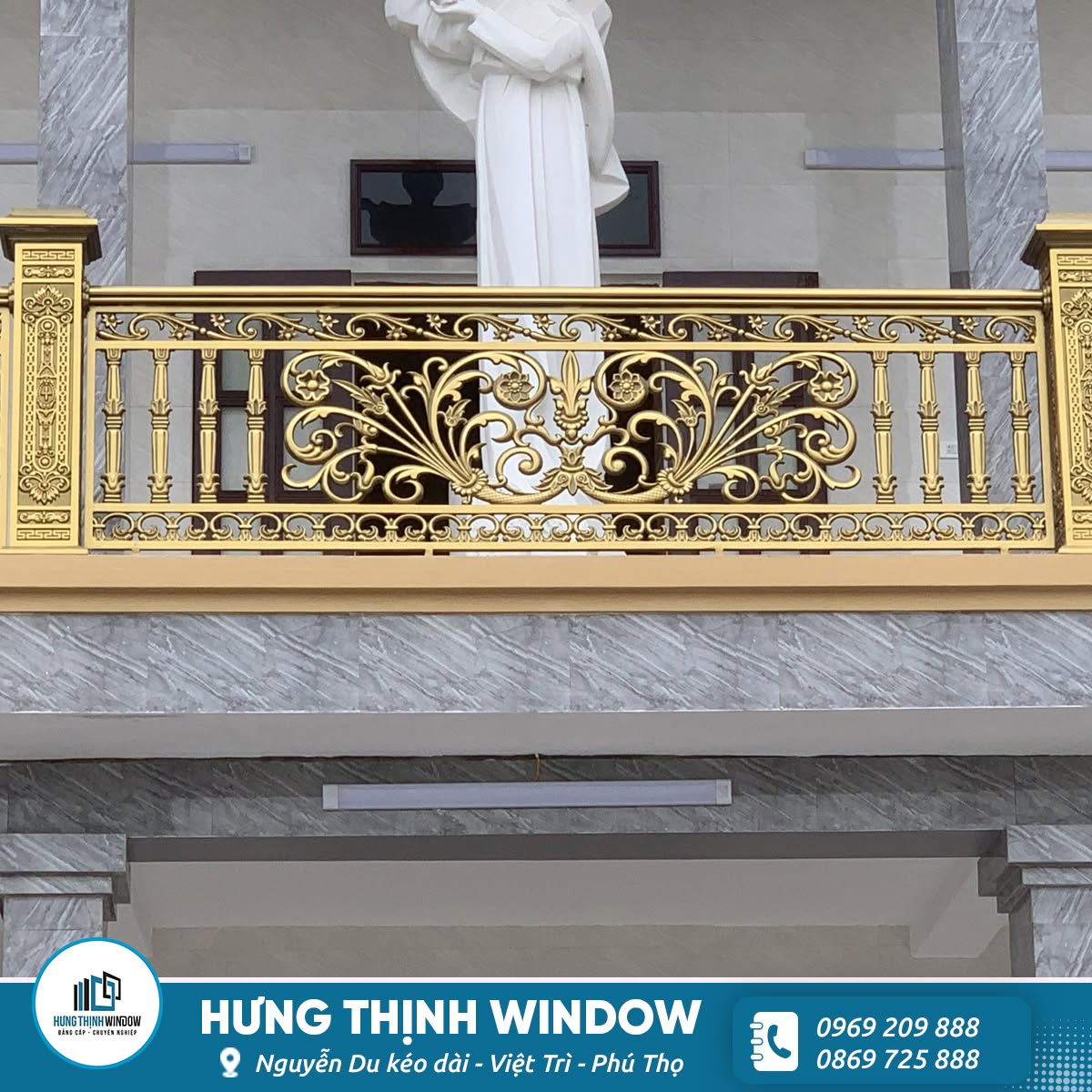 Lan Can Ban Công Nhôm Đúc Nghệ Thuật